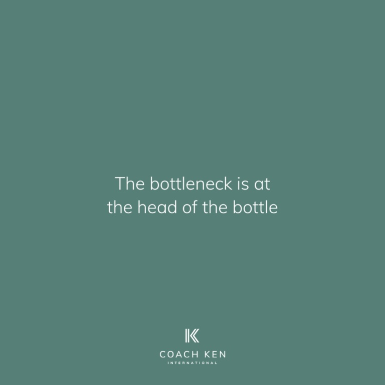 Bottleneck at the Head of the Bottle